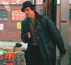Black Rocky Balboa Leather Jacket Long Leather Coat Rocky Balboa Leather
