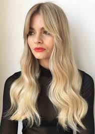 The bulk of this fashionable female's hair falls well below her shoulders, with shorter and choppy layers working throughout the top of the hair and a luscious, long side fringe to finish off the style. Pin On Hair