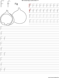 Bubble letters in printable format. Writing Letter F F Worksheets Pdf Free Printable Pdf