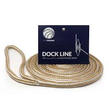 Black, blue, gold and white. Marine Nylon Double Braid Dock Line 3 8 Inches X 15ft Gold White With Five Oceans