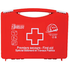 Trousse de secours 5 personnes<br />bâtiment travaux publics btp ESCULAPE  75083250