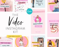 Enhance your videos with our instagram video templates and use them as video ads or posts on instagram. The Reels Igtv Instagram Video Kit My Social Boutique