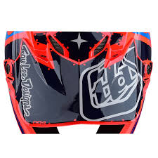 Troy Lee Designs Helmet Visor Se4 Composite Factory Orange