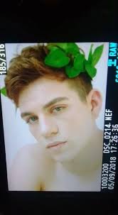 Perfeccionamiento make UP + moda , Pol primero y María Florencia Razetto,  Make Up : alumna Luciana Ríos , Modelo : Ramiro Michel