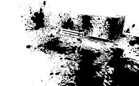 Black And White Puzzle Game Ps4 The Unfinished Swan Abstract Artwork Black And White Painting Artwork