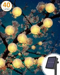 Solar Lichterkette Aussen Litogo 6m 40 Led Lampion Lichterkette Aussen 8 Modus Laterne Lichterkette Outdoor In 2020 Lampion Lichterkette Solar Licht Solar Lichterkette