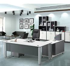 Cheap Price Factory Direct Wooden Boss Office Executive Working Furniture Supply Desk With Side Table Interior Coffee Table Desk