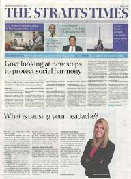 News strait times thursday, march 27, 2014. The Strait Times True Chiropractic Group