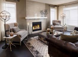 20 Living Room With Fireplace That Will Warm You All Winter Leather Couches Living Room Brown Living Room Couches Living Room