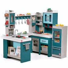 Step2 Grand Walk In Wood Play Kitchen With 15 Piece Accessory Play Set Walmart Com Kitchen Sets For Kids Diy Play Kitchen Play Kitchen