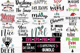 Download Christmas Bundle 44 Christmas Designs Graphic By Svg In Design Creative Fabrica In 2020 Christmas Bundle Christmas Designs Christmas Templates PSD Mockup Templates