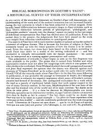 Könnt ihr mir bitte helfen? Biblical Borrowings Faust Johann Wolfgang Von Goethe Faust