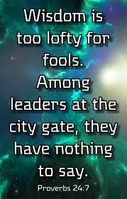1 timothy 4:12 esv / 633 helpful votes. Leaders Are Wise Wisdom Is Too Lofty For Fools Among Leaders At The City Gate They Have Nothing To Say Proverbs 2 Wisdom Bible Scripture Verses Proverbs 24