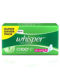 Whisper Ultra Clean Xl Wings 30 Pads At Menstrupedia Store
