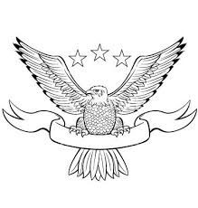 Bald Eagle Clipart Black And White Bald Eagle Black Vector Image On Vectorstock Eagle Drawing Black And White Drawing Stock Art
