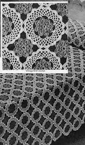 This pattern was produced before december 31, 1963, and entered public domain by 12/31/91. Crochet Bedspread Pattern Round Flower Medallions Crochet Bedspread Pattern Crochet Bedspread Vintage Crochet Patterns