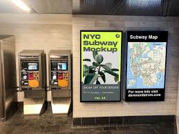 Nyc Subway Billboard Mockup Nyc Subway Billboard Mockup Outdoor Advertising