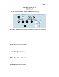Check spelling or type a new query. A Human Pedigree Answer Key