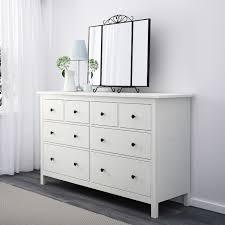 Die kommode bitte immer an der wand befestigen! Hemnes Kommode Mit 8 Schubladen Weiss Gebeizt 160x96 Cm Ikea Deutschland