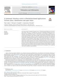 Crypto art is changing the way motion designers can not only earn money, but how designers view themselves—not only as motion designers, but as capital a artists. Pdf A Systematic Literature Review Of Blockchain Based Applications Current Status Classification And Open Issues