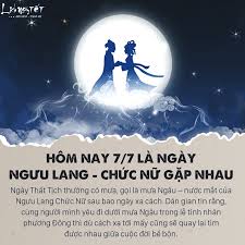 Ngưu lang đau khổ đuổi theo, nhưng bị chặn lại bởi con sông thiên hà ngày nay thế hệ trẻ trung hoa thường không biết mấy đến nguồn gốc của tiết thất tịch và những tập tục trong ngày lễ tình yêu của trung hoa, họ. Hom Nay La Ngay NgÆ°u Lang Chá»©c Máº­t Ngá»¯ 12 Cung Hoang Ä'áº¡o Facebook