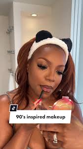 My 90's inspired look for a #freaknik partay #90smakeuplook #90saesthetic  #grwm #grwmmakeup #makeupforblackwomen