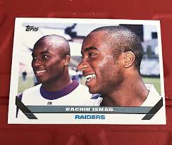 1993 TOPPS RAGHIB ISMAIL #395 with QADRY ISMAIL RC ROOKIE THE ROCKET!!