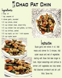 Chao Pat Chin Recipe Vegetarian Cuisine Delicious Vegetarian Recipes