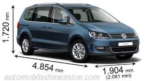 The second version of volkswagen touran is actually a facelifted version of the first model of the medium mpv. Abmessungen Der Volkswagen Autos Mit Lange Breite Und Hohe