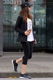 The classes happen every day in both locations all summer, and class sizes can grow to include over 120 people. Nina Dobrev Leaves Yoga Class In Vancouver 11 18 2015 9 Hawtcelebs