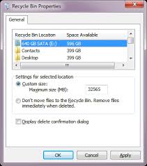 How can i get my deleted items from recycle bin? External Hard Drive And Recycle Bin Behavior Super User