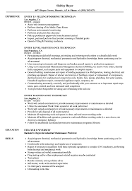 entry technician resume samples