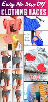 I have had several calls from brides asking what they can do. 37 Truly Easy No Sew Diy Clothing Hacks Cute Diy Projects
