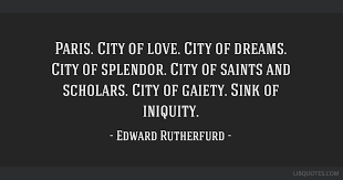 splendor. city of saints and scholars. city