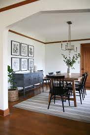 This room has been transformed into a modern dining area. Modern Traditional Dining Room Decor Reveal Create Enjoy