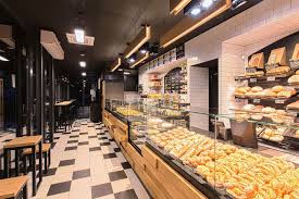 Bakery Fuses Traditional And Modern Materials 2 Materia Modern Bakery Bakery Design Wood Cafe