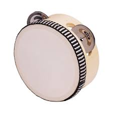 Tamborin biasa digunakan untuk mengiringi lagu yang berirama riang. 4 Inch Wooden Hand Tambourine With Metal Single Row Jingles Tambourines Entertainment Musical Timbrel For Singing Party Drum Aliexpress