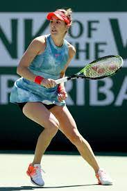 Indian Wells California March 14 Belinda Bencic Of Switzerland Plays Karolina Pliskova Of Czech Republi Tennis Players Female Tennis Players Tennis Clothes