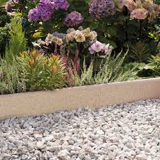 Dark grey lakeland stone hammer in garden border edging (384) perfect finished for edges and garden borders. Round Top Border Edging Bradstone