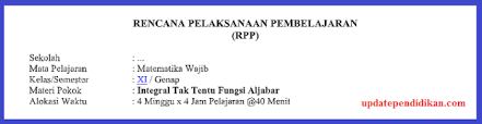 Rpp kurikulum 2013 sendiri terdapat berbagai versi dan versi terbaru adalah rpp k13 revisi 2021 format satu lembar yang berdasarkan edaran kemendikbud no 14 tahun 2019. Rpp Matematika Wajib Kelas Xi Semester 2 Tahun 2019 2020 Kumpulan Rpp K13 Terbaru Lengkap