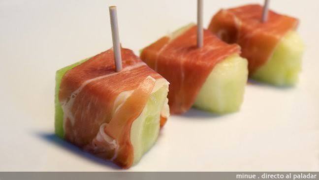 Ham with Melon