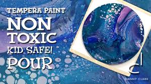 Non Toxic Tempera Paint Pouring That Is Fun For Kids Fluid Painting With Cells Youtube Kids Painting Projects Fluid Painting Pouring Painting