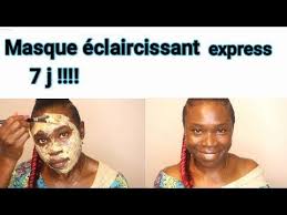 Masque Super Eclaircissant En 7 J Chrono Youtube Masque Eclaircissant Masques De Beaute Masque