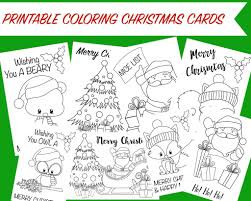 Ready to create a collection? Christmas Coloring Cards Free Printable Christmas Activity For Kids