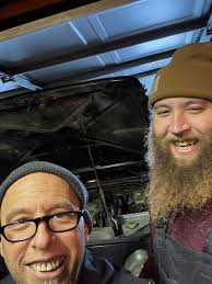 Clayton wanted me to hotglue his toy weedeater yesterday. I told him if he  changed the oil in my Jeep we have a deal. We shook