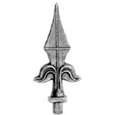 Simen Metal 40 052 01 Decorative Wrought Iron Spear Top Head Railhead Spear Point Wrought Wrought Iron Iron