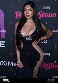BEVERLY HILLS, LOS ANGELES, CALIFORNIA, USA - MAY 12: Jailyne Ojeda Ochoa  arrives at the Rolling Stone And Meta Inaugural Creators Issue Celebration  held at the Hearst Estate on May 12, 2022