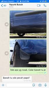 Bumper kereta dibuat dari plastik polyurethane suntikan reaksi atau thermoplastic olefins. Bangbad On Twitter Lepas Divider Langgar Tu Aku Cuba Tny Mcm Mana Leh Jadi Tp Dia Sendiri Seolah Olah Hilang Ingatan Tu Aku Tny Ada Terhantuk Kepala Ke Tapi Calar Sampai Bumper Belakang