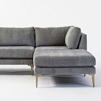 Start personalising your west elm sofas, armchairs, ottomans or sectionals with machine washable and super tough textiles simply by first selecting the size of your furniture below! Modular Andes Sectional