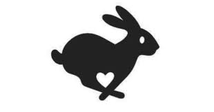 Rabbit Negative Space Rabbit Silhouette Bunny Art Bunny Tattoos